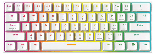 Fantech MAXFIT61 MK857 Space Edition - Red Switch