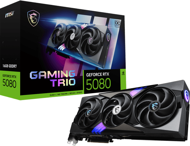 MSI GeForce RTX 5080 16G GAMING TRIO OC [G5080-16GTC]