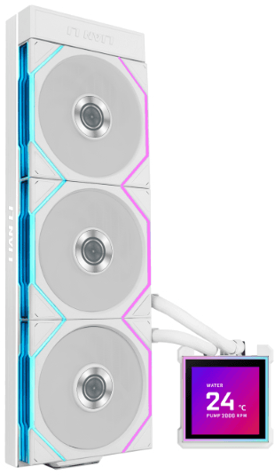 Lian Li Hydroshift II LCD-S 360 TL - White [GHS2LCDS36TW]