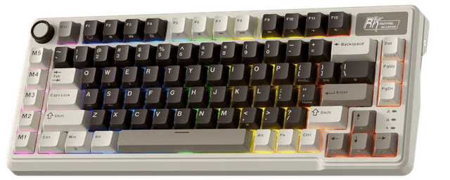 Royal Kludge L75 (Mocha Brown / Beige Switch)