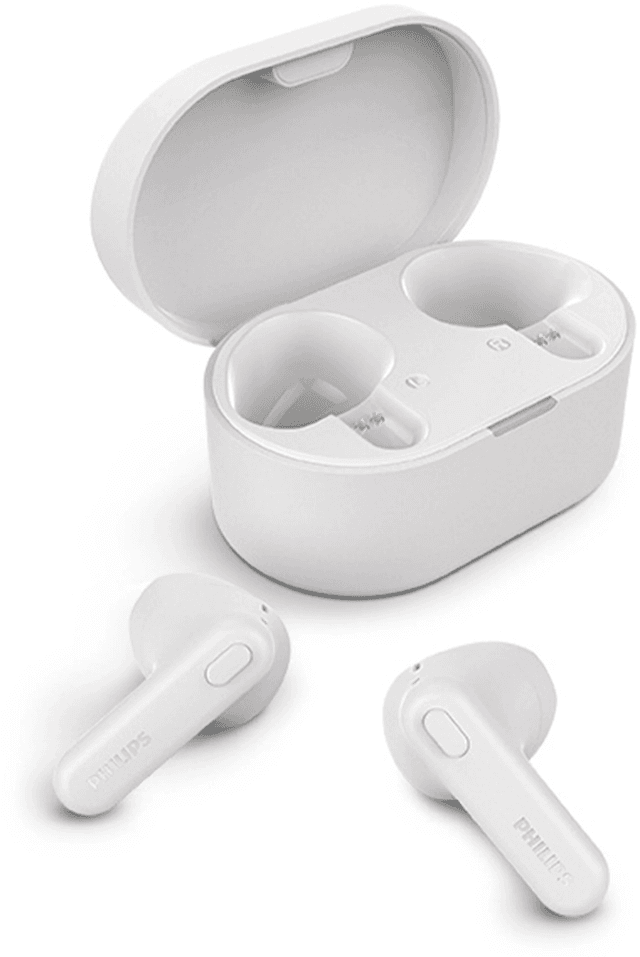 Philips True Wireless Headphones - White (TAT1138WT)