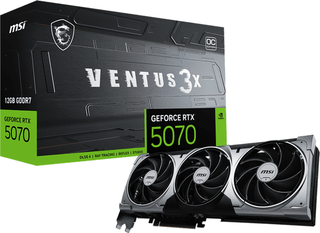MSI GeForce RTX 5070 12G VENTUS 3X OC [G5070-12V3C]