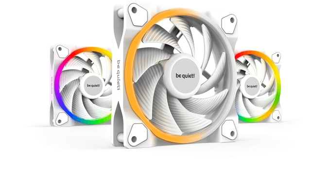 be quiet! Light Wings 120mm PWM High-Speed Triple-Pack - White [BL101]