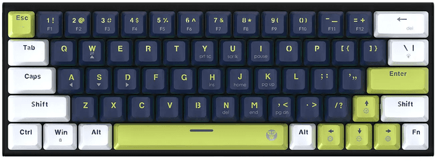 Fantech ATOM63 MK874V2 - MORI Blue Edition / Red Switches