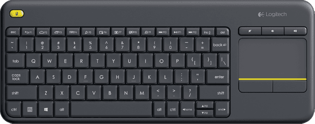 Logitech Wireless Touch Keyboard K400 Plus (920-007123)