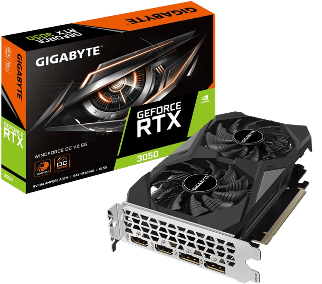 Gigabyte GeForce RTX 3050 WINDFORCE [GV-N3050WF2OCV2-6GD]