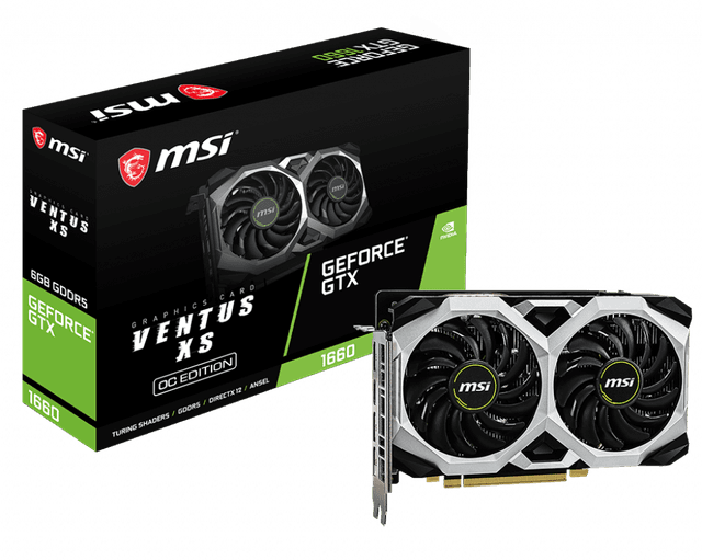 MSI GeForce GTX 1660 VENTUS XS 6G OC [GTX 1660 VENTUS XS 6G OC]