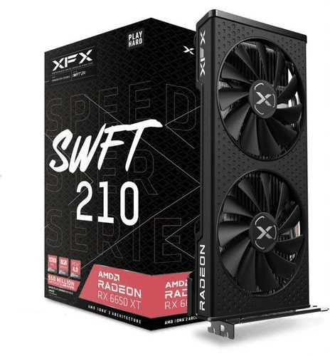 XFX SWFT 210 AMD Radeon RX 6650 XT [RX-665X8DFDY]