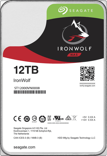 Seagate IronWolf 12 TB (ST12000VN0008)