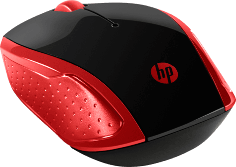 HP 200 Wireless Optical Mouse (Red) (2HU82AA)