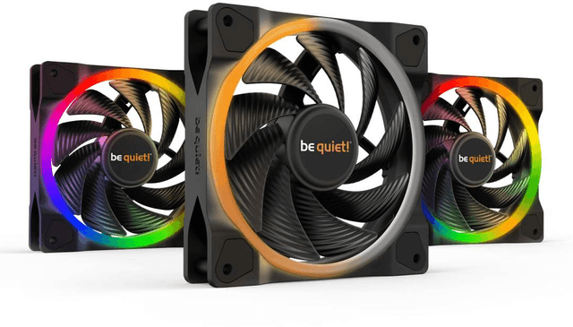 be quiet! Light Wings 120mm PWM High-Speed Triple-Pack - Black [BL077]