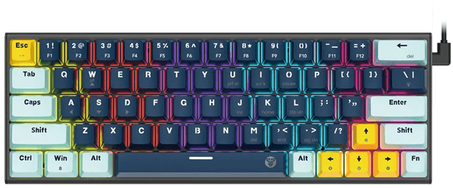 Fantech ATOM63 MK874V2 - MIZU Navy Edition / Red Switches