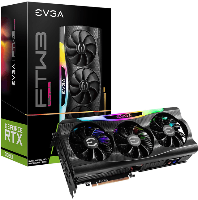 EVGA GeForce RTX 3080 FTW3 ULTRA GAMING LHR [10G-P5-3897-KL]