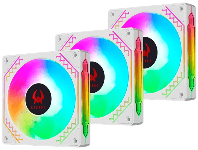 Kronos Ventus White - Set 3 Ventiladores