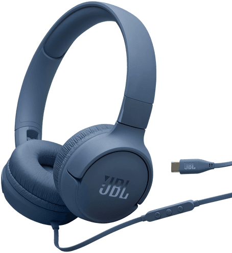 JBL Tune 520C USB-C - Blue (JBLT520CBLUAM)
