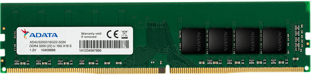 A-DATA AD4U320016G22-BGN (1 x 16GB | DIMM DDR4-3200)