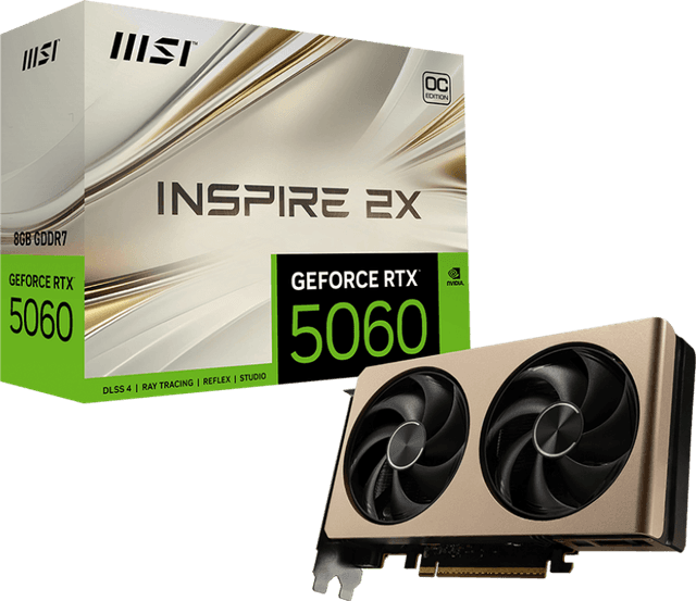 MSI GeForce RTX 5060 8G INSPIRE 2X OC [G506-8I2C]