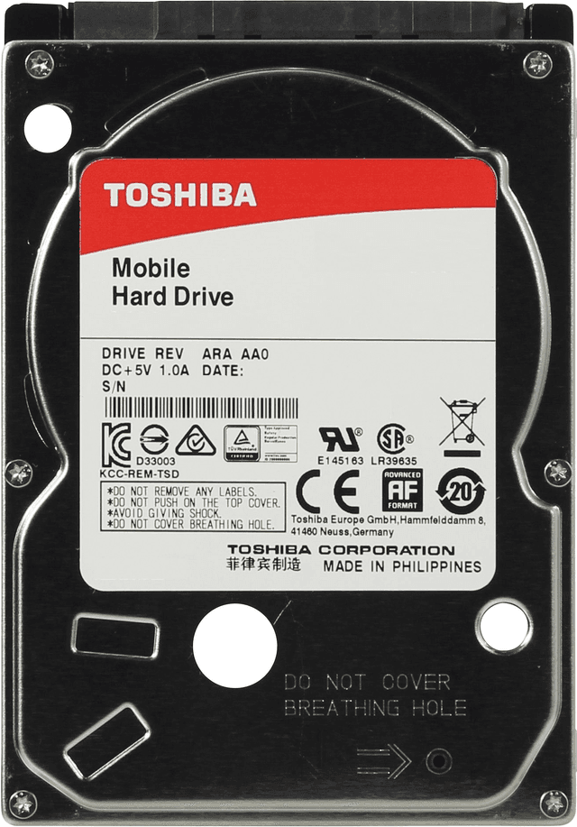 Toshiba 500 GB (MQ01ABF050M)