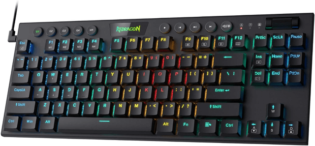 Redragon Horus K622 TKL RGB (Español) (Negro - Switch Red)