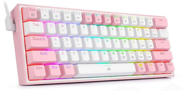 Redragon FIZZ K617-RGB B - White / Pink