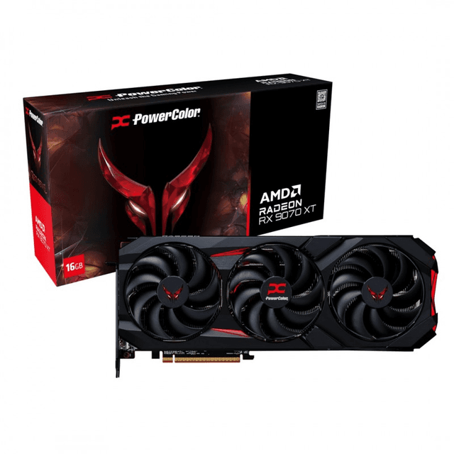 PowerColor Red Devil AMD Radeon RX 9070 XT 16GB GDDR6 [RX9070XT 16G-E/OC]