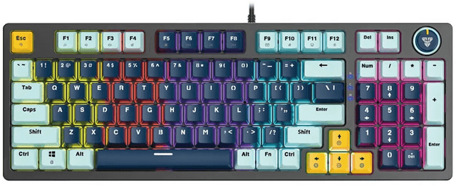 Fantech Atom96 MK890V2 Navy - Red Switch