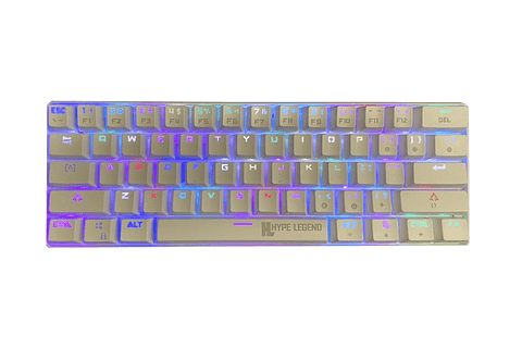 Hype Legend Rebel RGB - White (Brown Switch)