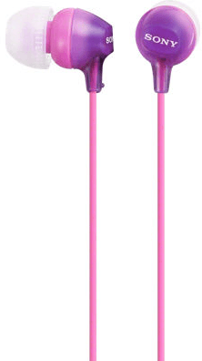 Sony MDR-EX15LP In-ear Headphones - Purple (MDREX15LP/V)