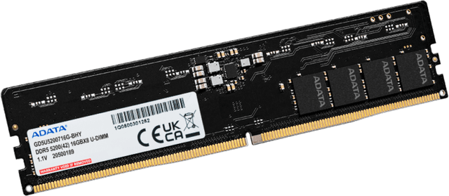 A-DATA Gold GD5U5200716G-SHY (1 x 16 GB | DIMM DDR5-5200)