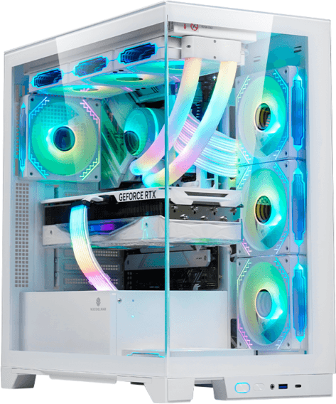Kronos Prisma Pro White RGB - 3 Ventiladores