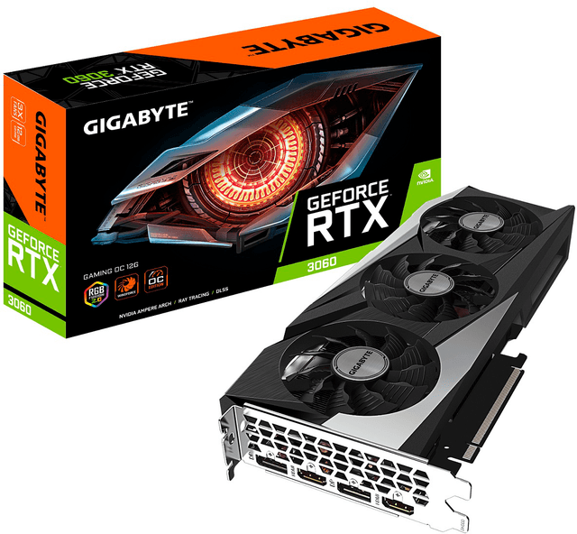 Gigabyte GeForce RTX 3060 GAMING OC 12G [GV-N3060GAMING OC-12GD]