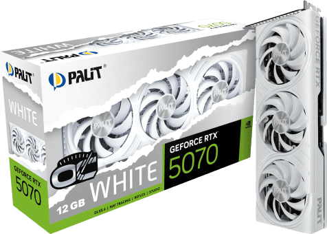 Palit GeForce RTX 5070 White OC [NE75070U19K9-GB2050W]