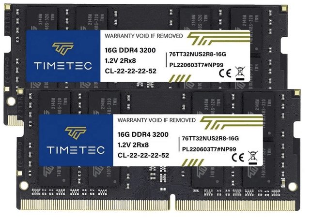 Timetec 76TT32NUS2R8-16GK2 (2 x 16 GB | SO-DIMM DDR4-3200)