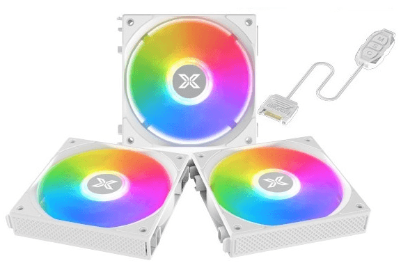 Xigmatek Starlink Arctic (3 Pack) - White [EN41310]