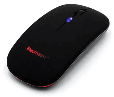 Tecmaster Mouse Dual Recargable Inalámbrico - Negro (TM-100516)