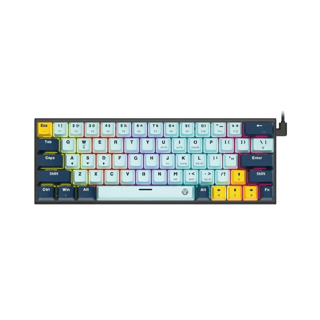 Fantech ATOM63 MK874V2 - MIZU Sky Blue Edition / Red Switches