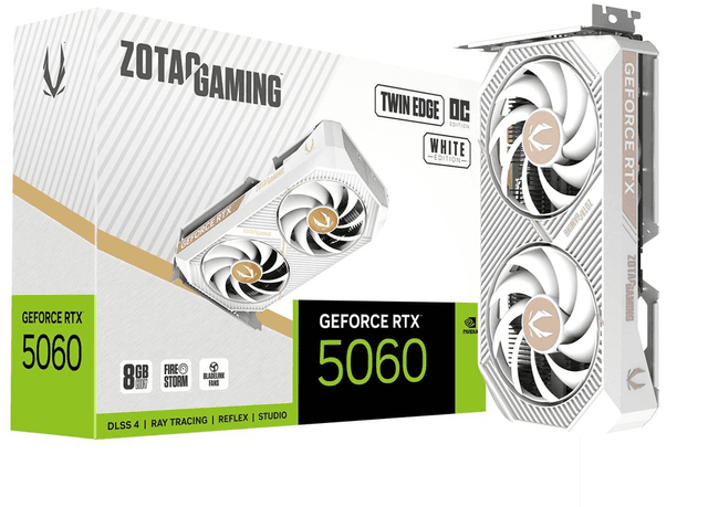 Zotac GAMING GeForce RTX 5060 Twin Edge OC White Edition [ZT-B50600Q-10M]