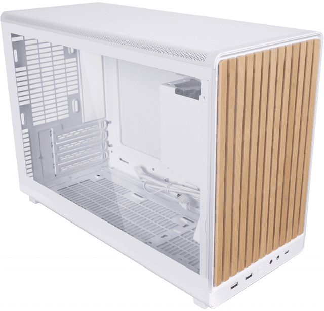 Lian Li A3-mATX Glass - White Wood Edition