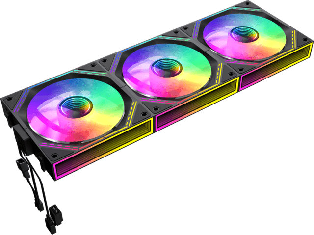 Gamemax FN12A Black - Pack 3 [FN12A-S3I-B]