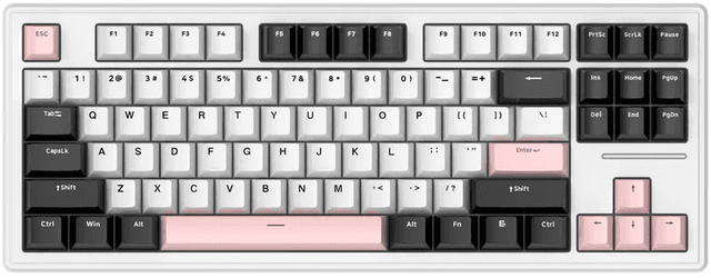 Attack Shark M87 Wireless - White Pink