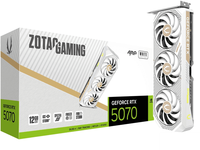 Zotac GAMING GeForce RTX 5070 AMP White Edition [ZT-B50700FQ-10P]