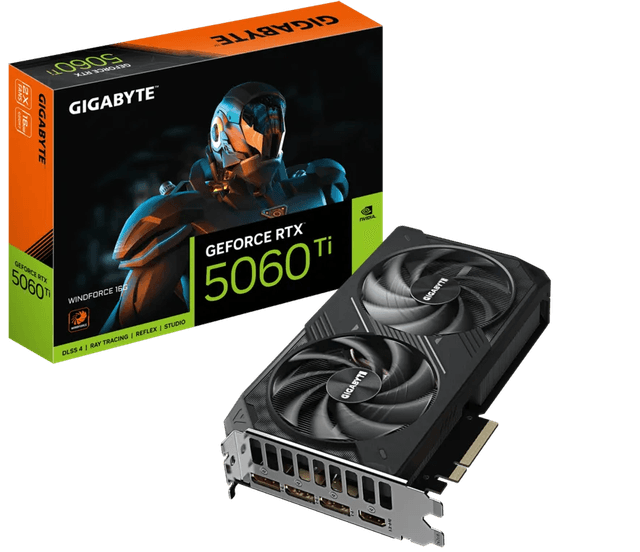 Gigabyte GeForce RTX 5060 Ti WINDFORCE 16G [GV-N506TWF2-16GD]