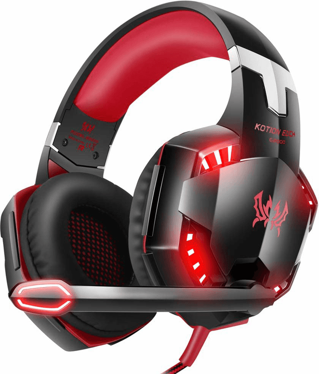 Kotion Each G2000 Stereo Gaming Headset - Red