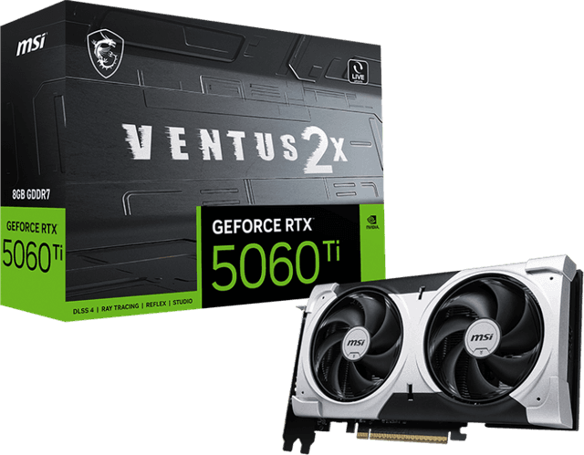 MSI GeForce RTX 5060 Ti 8G VENTUS 2X PLUS [G506T-8V2P]