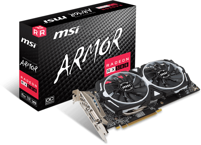 MSI Radeon RX 580 ARMOR 4G OC [RX 580 ARMOR 4G OC]