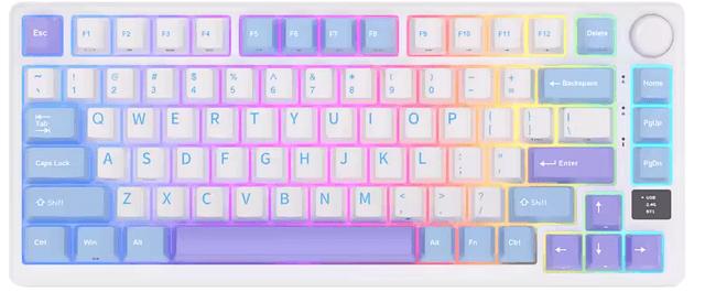 Royal Kludge M75 (Taro Milk / Brown Switch) (RK-M75)