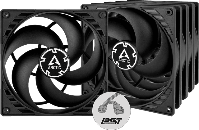 Arctic P14 PWM PST - Black 140mm (5-Pack) [ACFAN00138A]