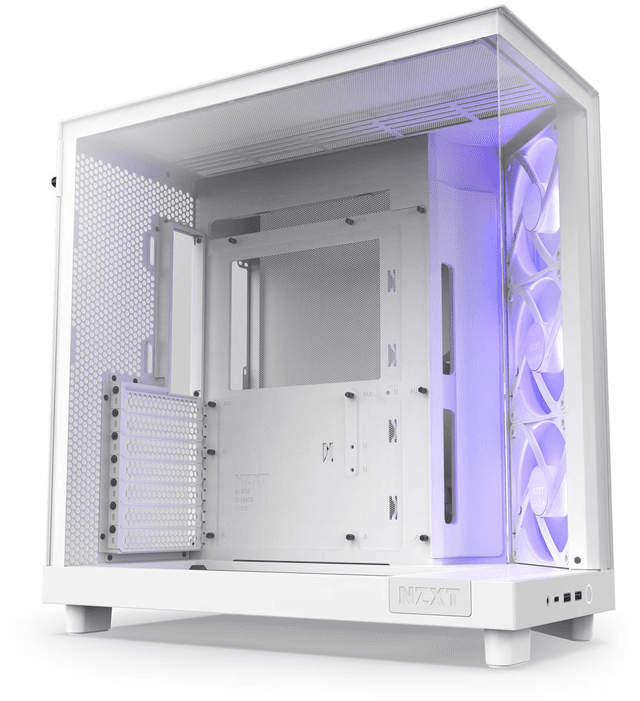 NZXT H6 Flow RGB - White (CC-H61FW-R1)