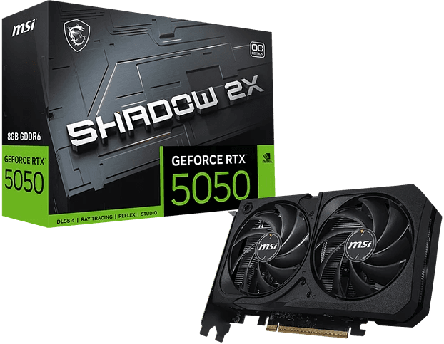 MSI GeForce RTX 5050 8G SHADOW 2X OC [G5050-8S2C]