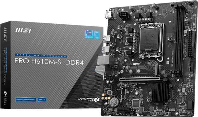 MSI PRO H610M-S DDR4